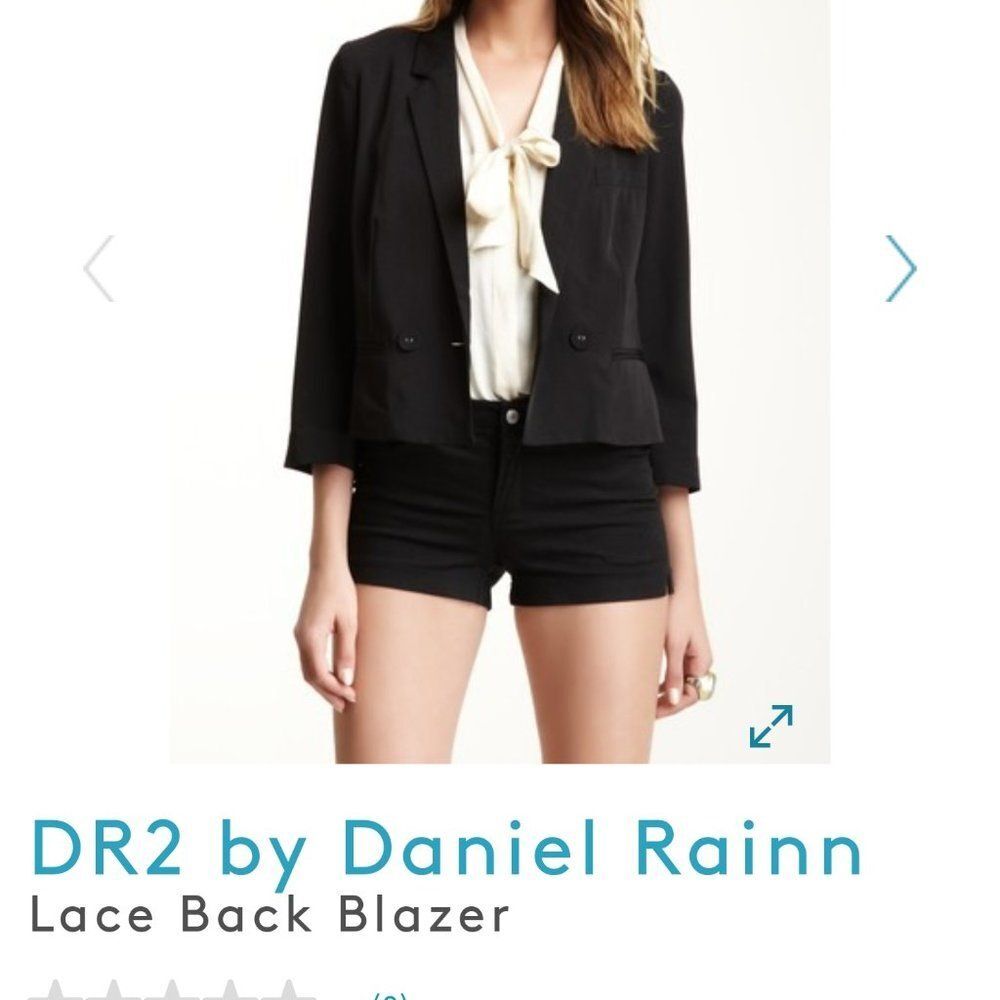 Daniel Rainn Lace Back Blazer sz M